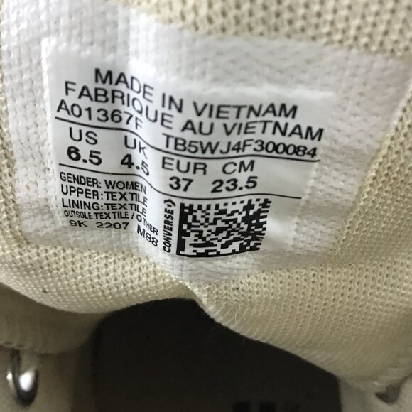 Chuck Taylor All Star Lift Platform Canvas Sneakers Pink Sz 6.5 - Picture 9 of 10